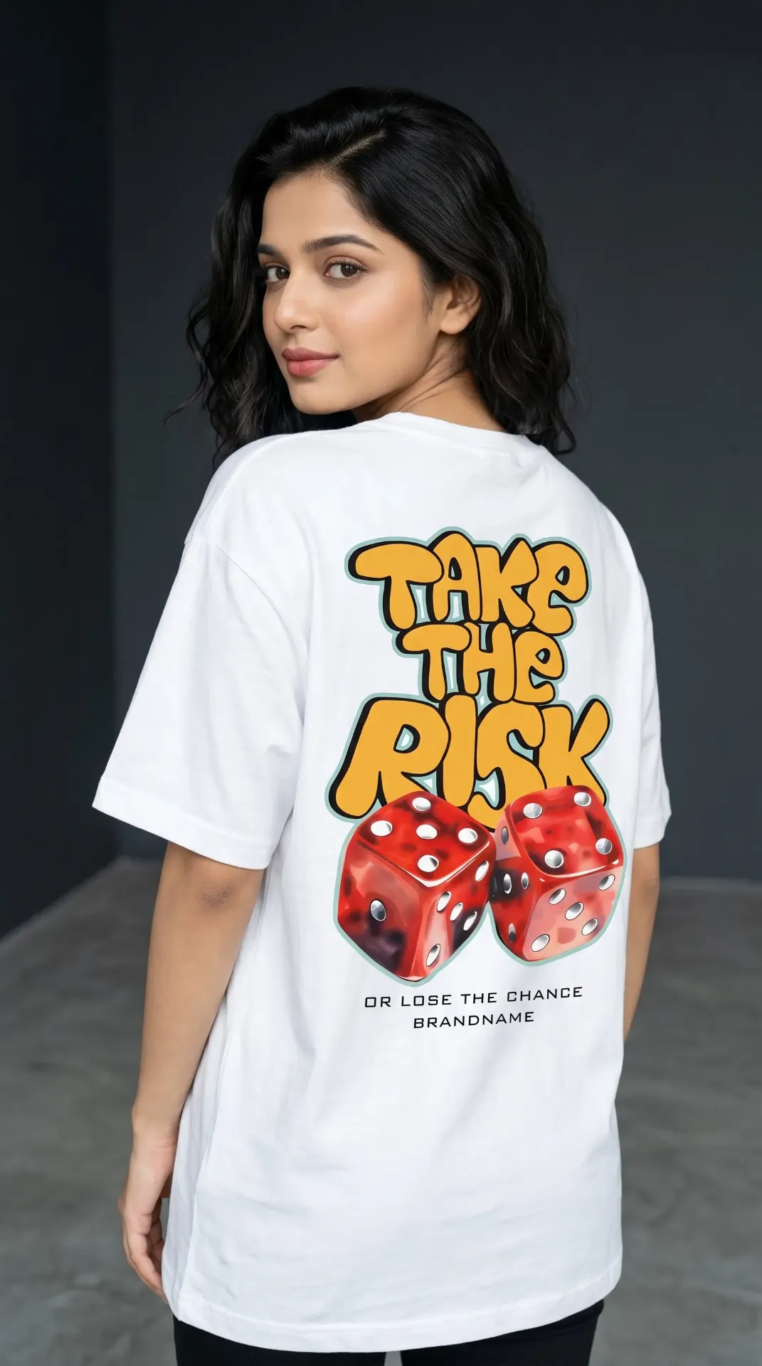 DARK EDITION WHITE OVERSIZED