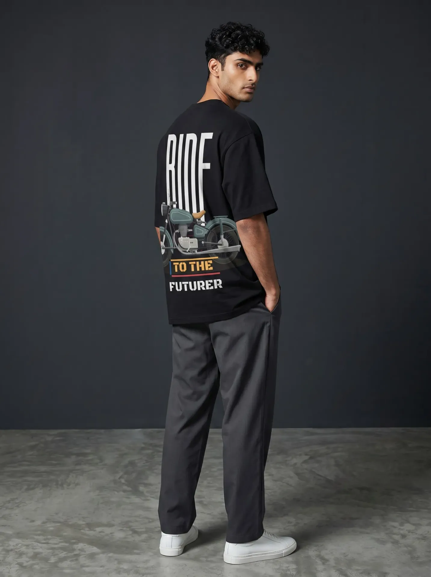 DARK EDITION BLACK OVERSIZED T-SHIRT (S)