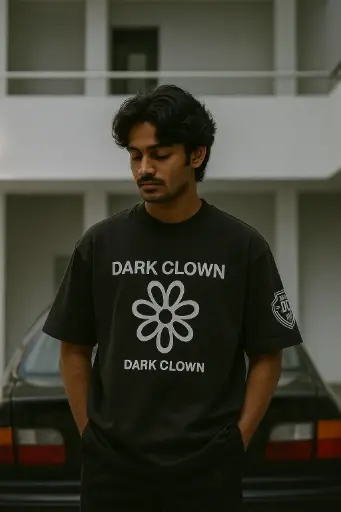 DARK EDITION BLACK OVERSIZED T-SHIRT