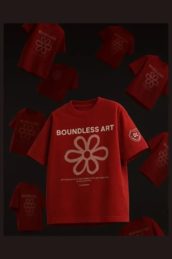 DARK EDITION RED OVERSIZED T-SHIRT